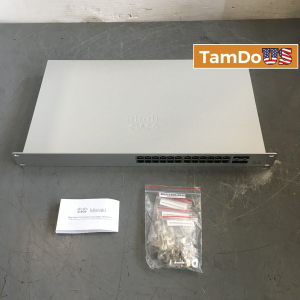 Cisco Meraki MS120-24P-HW 24-Port Gigabit PoE+ Cloud Managed Switch, UNCLAIMED
