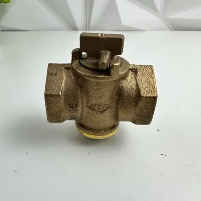 1-1/4" Brass Swing Check Valve, Threaded NPT, Heavy Duty Water/Gas Line - Thumbnail 6