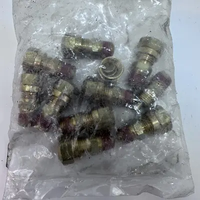 1/4" Male to 1/8" Male Connectors - A/B Brand - Pack of 10 - Thumbnail 2
