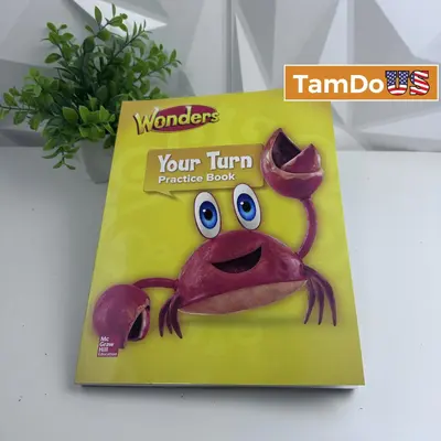 Wonders Your Turn Practice Book – Kindergarten Reading Workbook - Thumbnail 1