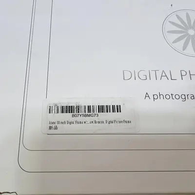 10" HD Digital Photo Frame P100, 1024x600, Remote Control, Slideshow, Black - Thumbnail 4