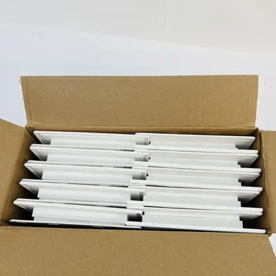 Mid America Slim Line Mounting Clips Brackets – White Vinyl Trim - Thumbnail 8