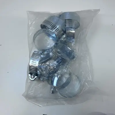 (10-Pack) ROC 34308 Hose Clamps 1-3/16" to 1-1/2" Stainless Steel - New - Real photo at TamDo.us