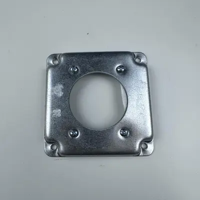 Steel City RS13-10R 4" Square Raised Electrical Box Covers - Thumbnail 1