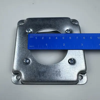 Steel City RS13-10R 4" Square Raised Electrical Box Covers - Thumbnail 6