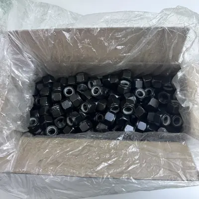 Hillman 1/2-13 Black Phosphate Nylon Insert Stop Nuts - Thumbnail 3