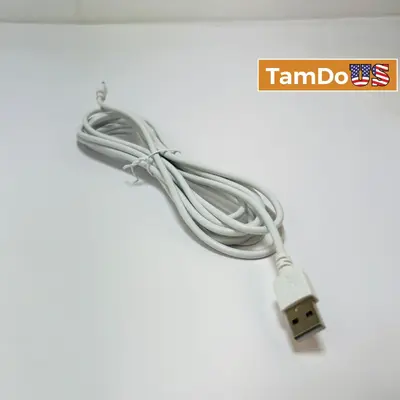 10ft USB-A to USB-C Long Charging Cable White Cord FOR Samsung Moto Android - New - Real photo at TamDo.us