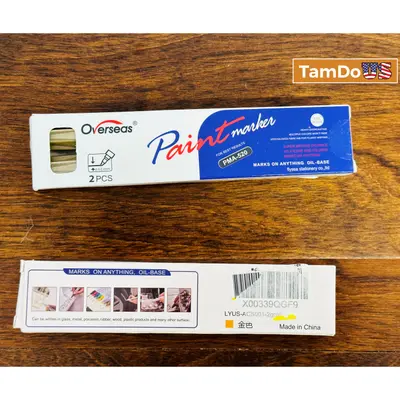 Overseas PMA-520 Permanent Oil-Based Paint Markers - Thumbnail 4