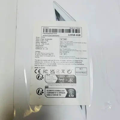 12S Pro 10.1" Tablet, 128GB, 6GB RAM, WiFi, Android, Marine Blue - Thumbnail 3