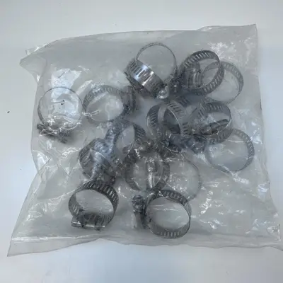 16-Pack WINL #12 Hose Clamps 1/2" to 1-1/4" Stainless Steel Adjustable - Thumbnail 1