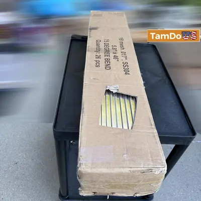 18 Mesh SS304 Stainless Steel Screen .017in Wire 5.8x46in 75° Bend (26 Pcs) - Thumbnail 1
