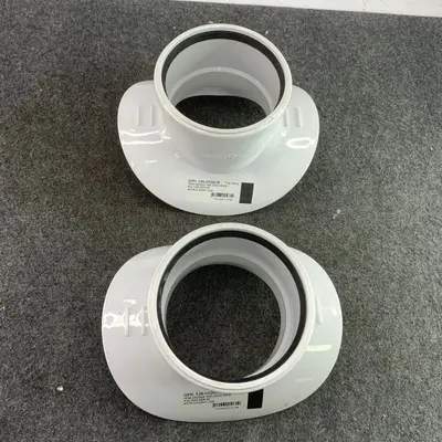 (2-Pack) GPK 136-0106CR 10"x6" PVC Saddle Tee (GxG) W/Clamp SDR 35 Sewer - Thumbnail 5