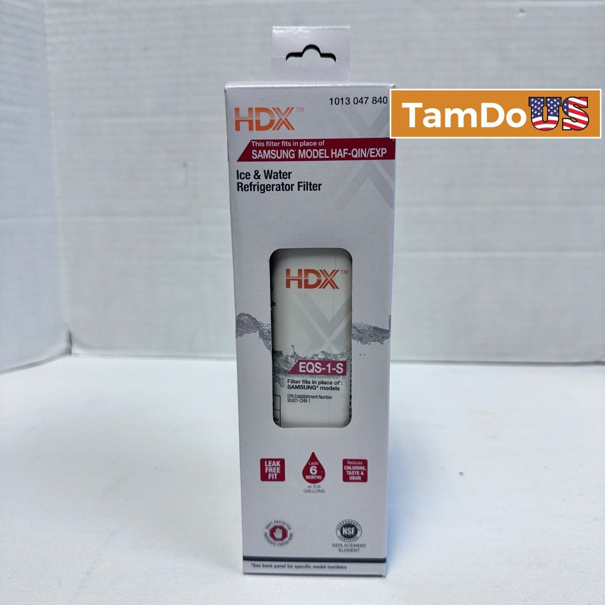 (2 Pack) HDX EQS-1-S Refrigerator Water Filter Fits Samsung HAF-QIN HAF-QIN/EXP - Photo 1 - Real photo at TamDo.us