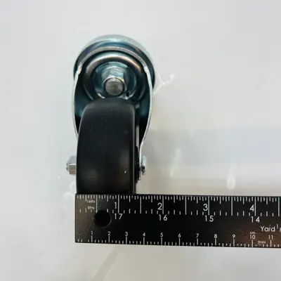 2 Piece 4 Inch Heavy Duty Caster Set Wheels - Thumbnail 3