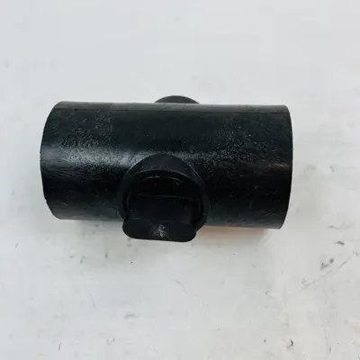 Black Plastic Saddle Tee Clamp-On Pipe Fittings (Lot of 5) - Thumbnail 5