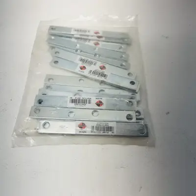 (20-Pack) National N272-740 Mending Plates 5"x5/8" Zinc Plated Steel - Thumbnail 2