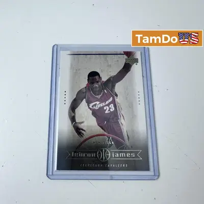 2003 Upper Deck LeBron James #28 "New Reign" Rookie Card - Excellent - Real photo at TamDo.us