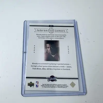 2003 Upper Deck LeBron James #29 “Full House” Rookie Card - Thumbnail 3