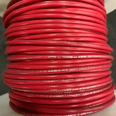 250 Ft. Machine Tool Wire 12 AWG 650 Strands Red - Thumbnail 9