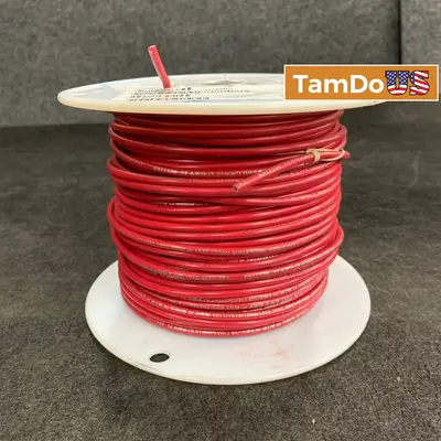 250 Ft. Machine Tool Wire 12 AWG 650 Strands Red - Thumbnail 1