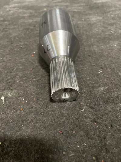 27 Spline Male to 36 Spline Female Transmission Spud Shaft Adapter Coupler Heavy - Thumbnail 3