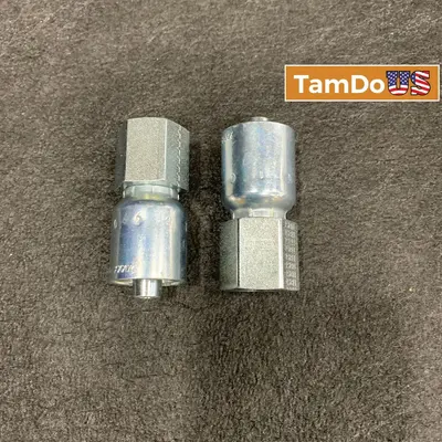 Parker 10243-8-8 Hydraulic Hose Fittings 1/2" NPTF x 1/2" Hose - Thumbnail 1