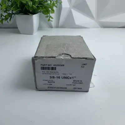 3/8-16 UNC x 1" Hex Head Screws, 50-Pack - Thumbnail 2