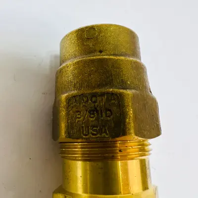 3/8" ID Brass Air Hose Repair Splicer Union Fitting Connector A DOTA USA - Thumbnail 6