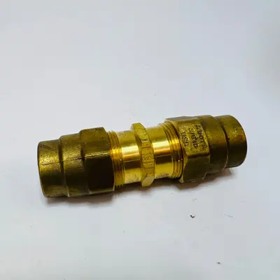 3/8" ID Brass Air Hose Repair Splicer Union Fitting Connector A DOTA USA - Thumbnail 7