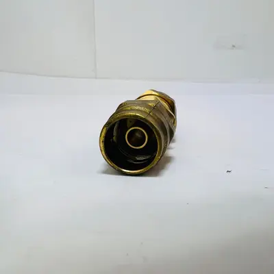 3/8" ID Brass Air Hose Repair Splicer Union Fitting Connector A DOTA USA - Thumbnail 3