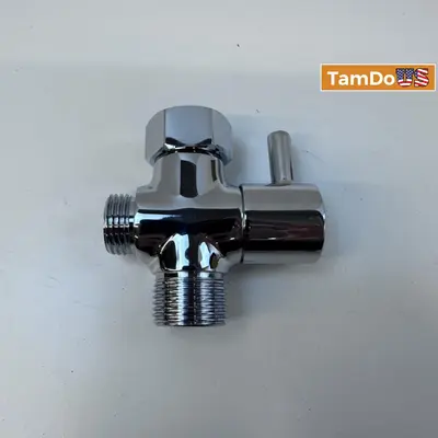 3-Way Shower Diverter Valve – Water Flow Regulator - Thumbnail 4