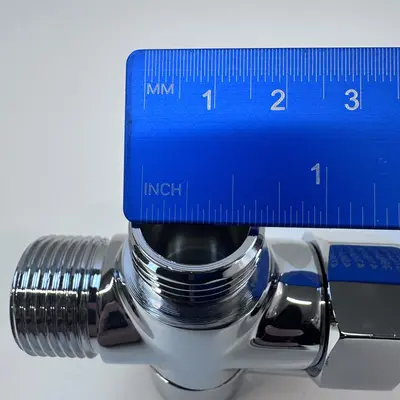 3-Way Shower Diverter Valve – Water Flow Regulator - Thumbnail 3