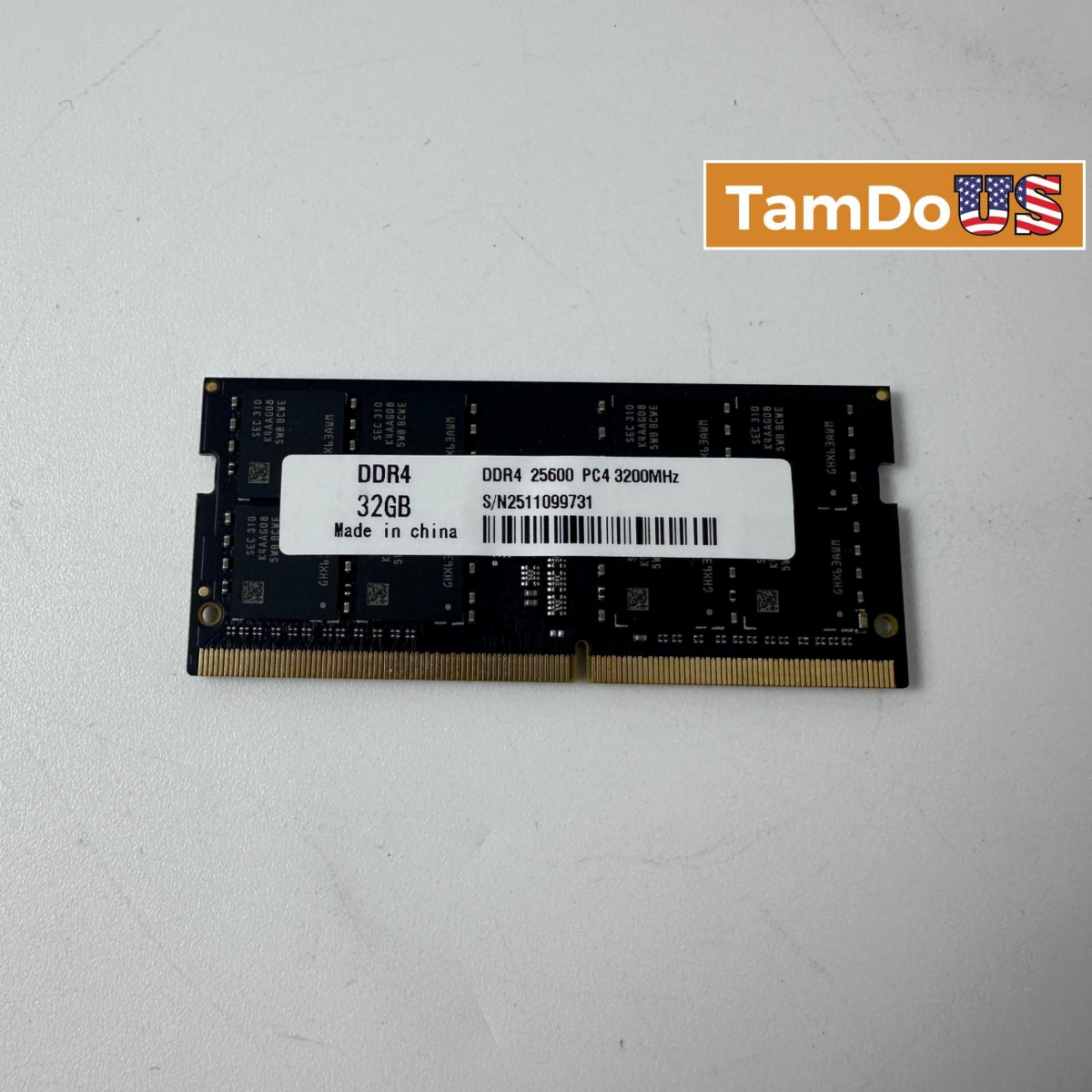 32GB DDR4 3200MHz PC4-25600 SODIMM 260-Pin Laptop Memory RAM Samsung IC - Photo 1 - Real photo at TamDo.us