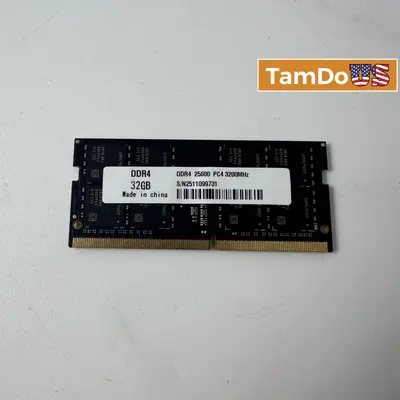 32GB DDR4 3200MHz PC4-25600 SODIMM 260-Pin Laptop Memory RAM Samsung IC - Thumbnail 1