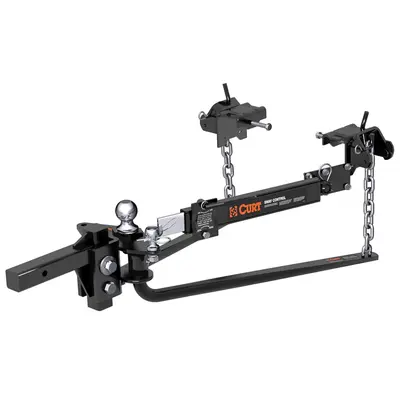 $366 CURT 17063 Round Bar Weight Distribution Hitch Sway Control 14000 lbs - Thumbnail 3