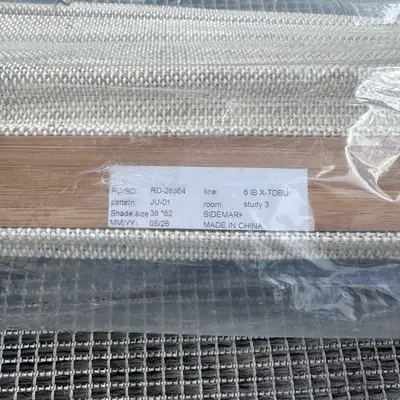 38" x 62" Natural Woven Wood Bamboo Roman Shade Window Blind Light Filtering - Thumbnail 6