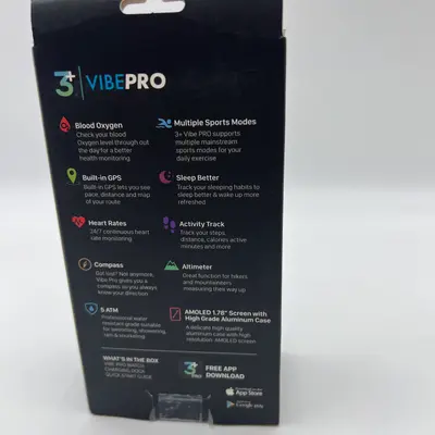 3Plus Vibe+ Pro Smartwatch – GPS, Heart Rate, Fitness Tracker - Thumbnail 8