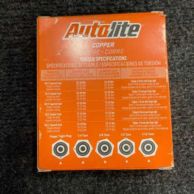 Autolite 405 Copper Resistor Spark Plugs - Thumbnail 5