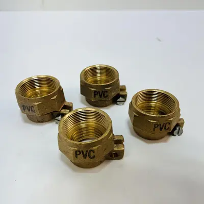 Brass PVC Female Thread Adapter Clamp Fitting - Thumbnail 2