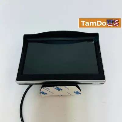 5 Inch Car TFT LCD Monitor Rear View Backup Camera Kit Parking Reverse System - Thumbnail 1