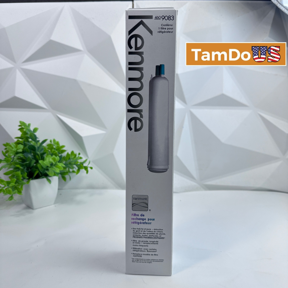 (5 Pack) Kenmore 46 9083 Refrigerator Water Filter 9083 For Select Models OEM - Photo 1 - Real photo at TamDo.us