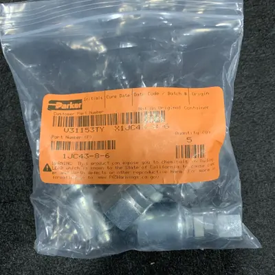 Parker 1JC43-8-6 JIC 37° Female Swivel 90° Elbow Fittings - Thumbnail 8