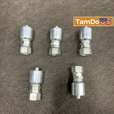 Parker 1JC43-8-6 JIC 37° Female Swivel 90° Elbow Fittings - Thumbnail 1