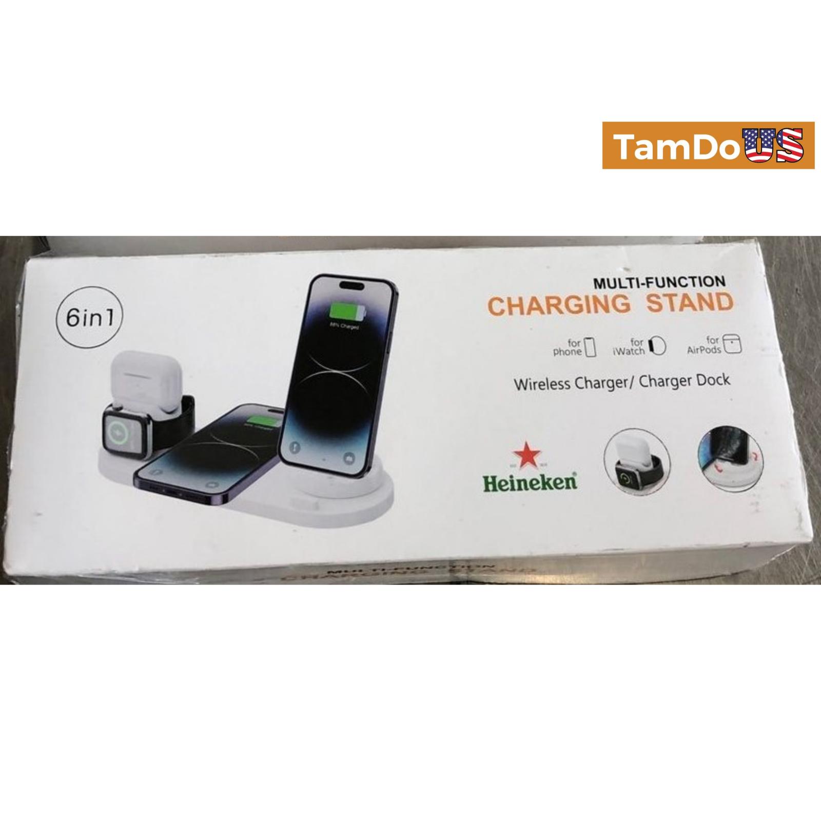 6-In-1 Multi-function Wireless Charging Station Dock - Photo 1 - Real photo at TamDo.us