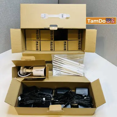 (8-pk) Night Owl WNIP-2LTA-BS Wireless 1080p Security Camera with 2-Way Audio - Thumbnail 1