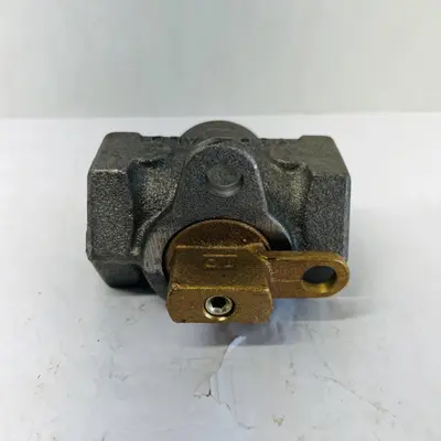 A.Y. McDonald Flat Head Black Iron Gas Plug Valve with Lockwing - Thumbnail 2