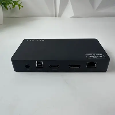 Accell Universal Laptop Docking Station USB 3.0 Dual Video 4K HDMI DisplayPort - Thumbnail 5