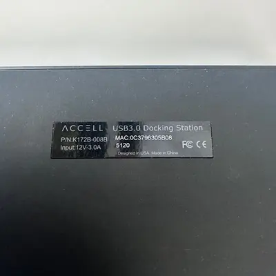 Accell Universal Laptop Docking Station USB 3.0 Dual Video 4K HDMI DisplayPort - Thumbnail 7