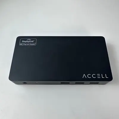 Accell Universal Laptop Docking Station USB 3.0 Dual Video 4K HDMI DisplayPort - Thumbnail 3