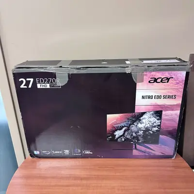 Acer ED270R 27" Curved LED Monitor FHD 165Hz DP HDMI - Thumbnail 2